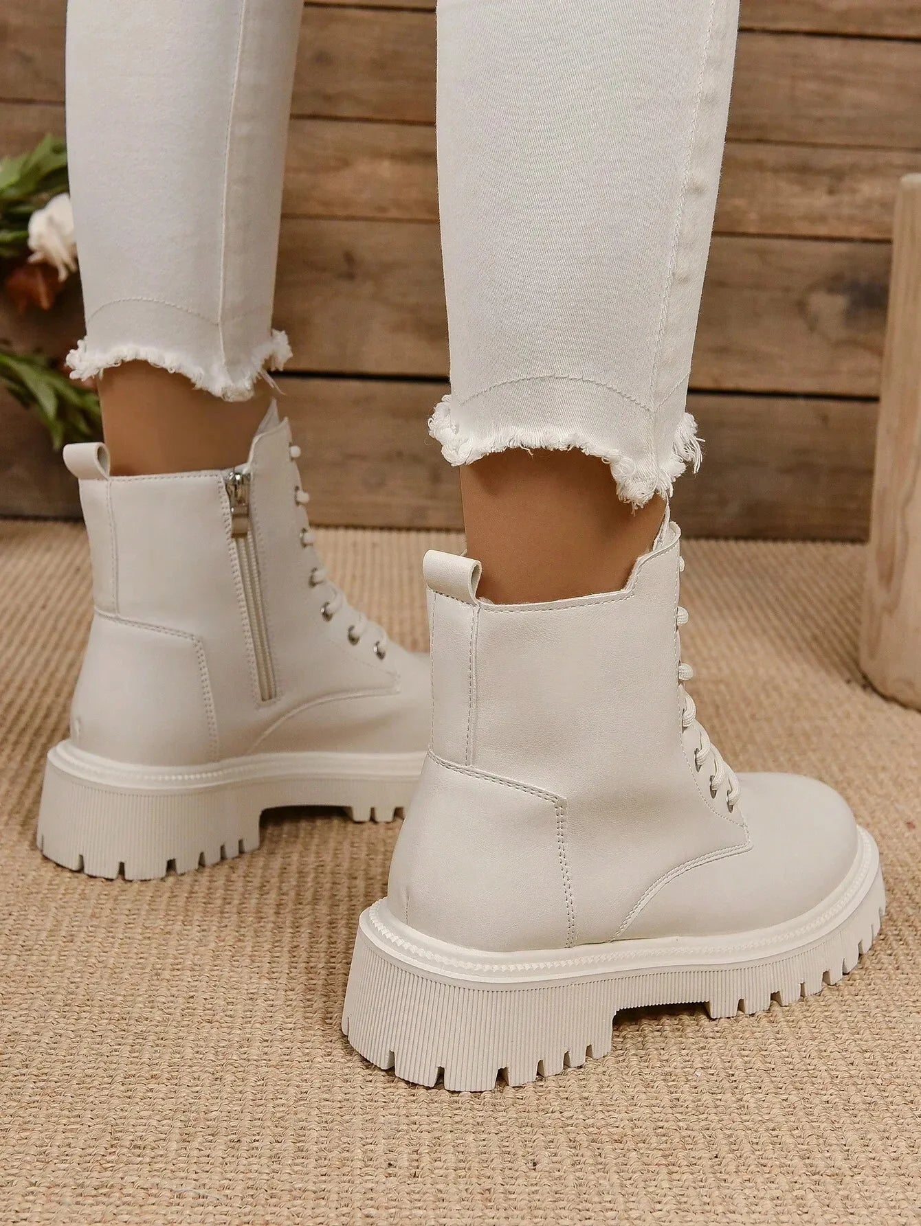 Bottes chaudes PALMA blanc